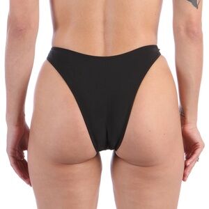 Black High-Waisted Bikini Bottom